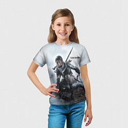 Футболка детская Rise of the Tomb Raider Лара Крофт, цвет: 3D-принт — фото 2