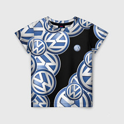 Детская футболка Volkswagen logo Pattern