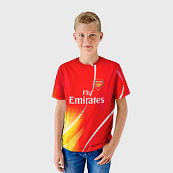 Футболка детская Arsenal арсенал фк, цвет: 3D-принт — фото 2