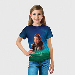 Футболка детская Horizon Forbidden West Sky, цвет: 3D-принт — фото 2