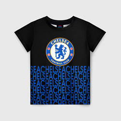 Детская футболка Chelsea челси паттерн