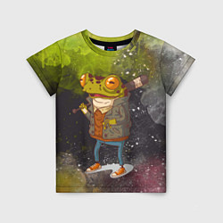 Детская футболка Лягушка хулиган Frog hooligan