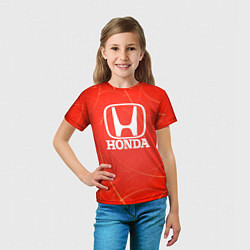 Футболка детская Honda хонда, цвет: 3D-принт — фото 2