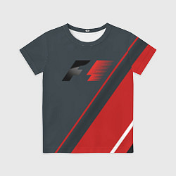 Футболка детская F1 Большое лого, цвет: 3D-принт