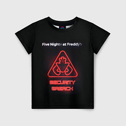 Футболка детская Five Nights at Freddys: Security Breach logo, цвет: 3D-принт