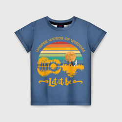 Детская футболка Let it be The Beatles 3D