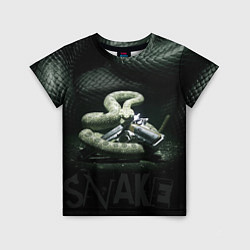 Детская футболка Змея - пистолет