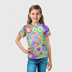 Футболка детская Disco-Tie-Dye, цвет: 3D-принт — фото 2