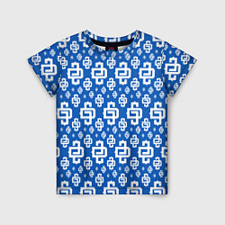 Футболка детская Blue Pattern Dope Camo Dope Street Market, цвет: 3D-принт