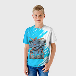 Футболка детская Dragon!, цвет: 3D-принт — фото 2
