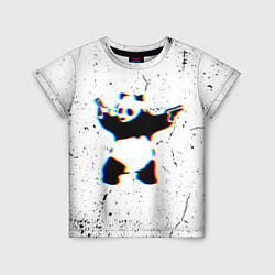 Детская футболка Banksy Panda with guns Бэнкси