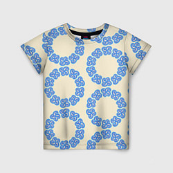 Детская футболка Круговой орнамент из цветка