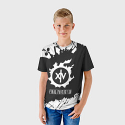 Футболка детская FINAL FANTASY XIV - МЕТЕОР Краска, цвет: 3D-принт — фото 2