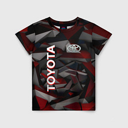Детская футболка Toyota тойота abstraction