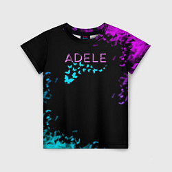 Футболка детская Adele neon, цвет: 3D-принт