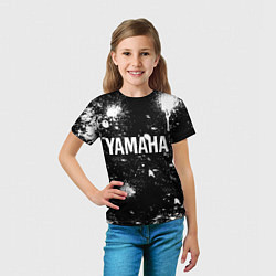 Футболка детская YAMAHA - БРЫЗГИ, цвет: 3D-принт — фото 2