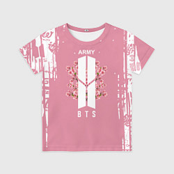 Футболка детская Bts ARMY, цвет: 3D-принт