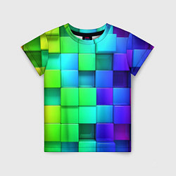 Футболка детская Color geometrics pattern Vanguard, цвет: 3D-принт