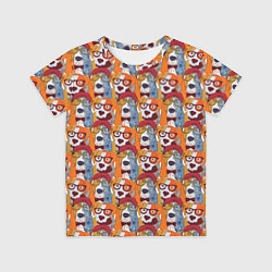 Футболка детская Собаки Бассет-Хаунд, цвет: 3D-принт