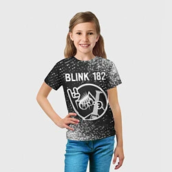 Футболка детская Blink 182 КОТ Спрей, цвет: 3D-принт — фото 2