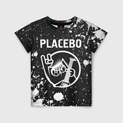 Футболка детская Placebo - КОТ - Брызги, цвет: 3D-принт