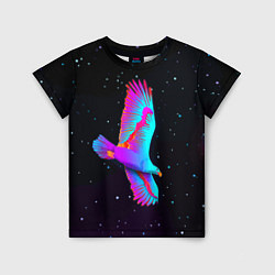 Детская футболка Eagle Space Neon