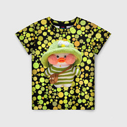 Детская футболка Лалафанфан взеленой шляпке