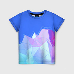 Детская футболка Pink ice Abstractiom Geometry