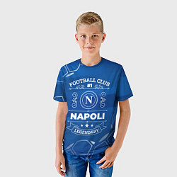 Футболка детская Napoli FC 1, цвет: 3D-принт — фото 2