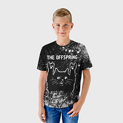 Футболка детская The Offspring Rock Cat, цвет: 3D-принт — фото 2