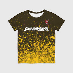 Футболка детская ФНФ - ДЕВУШКА Краска, цвет: 3D-принт