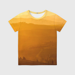 Футболка детская Закат в пригороде, цвет: 3D-принт