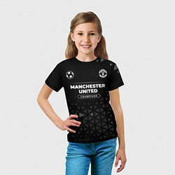 Футболка детская Manchester United Champions Uniform, цвет: 3D-принт — фото 2