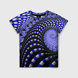 Детская футболка Неоновая спираль Абстракция Neon Spiral Abstractio