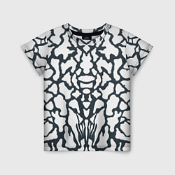 Детская футболка Animal Black and White Pattern