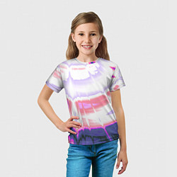 Футболка детская Тай-дай Абстракция Tie-Dye, цвет: 3D-принт — фото 2