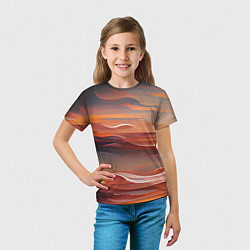Футболка детская Буря в пустыне, цвет: 3D-принт — фото 2
