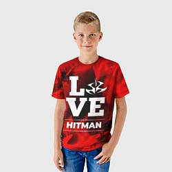 Футболка детская Hitman Love Классика, цвет: 3D-принт — фото 2