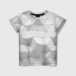 Детская футболка Полигональный объёмный паттерн