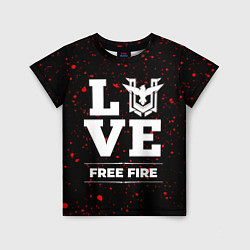 Детская футболка Free Fire Love Классика