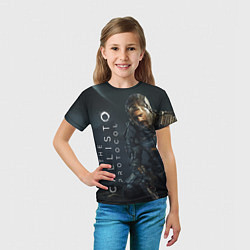 Футболка детская Джейкоб на коленях Callisto Protocol, цвет: 3D-принт — фото 2