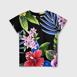 Детская футболка Floral vanguard composition Летняя ночь Fashion tr
