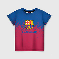 Детская футболка Fc barcelona