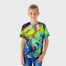 Футболка детская The Poisonous Palette, цвет: 3D-принт — фото 2