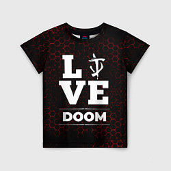 Футболка детская Doom Love Классика, цвет: 3D-принт