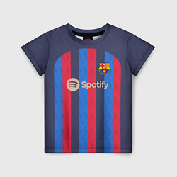 Футболка детская Барселона 22-23, цвет: 3D-принт