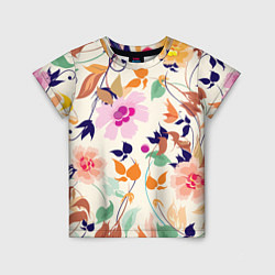 Детская футболка Summer floral pattern