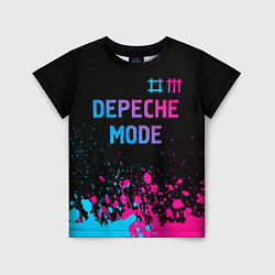 Детская футболка Depeche Mode Neon Gradient