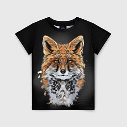 Детская футболка Красивая лисица