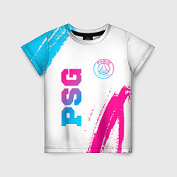 Детская футболка PSG Neon Gradient